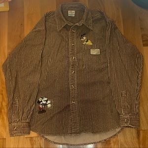 Vintage Corduroy Disney Button Up